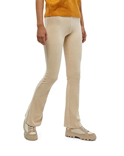 DESIRES Damskie legginsy Britt Flared Leggins, Oyster Gray, XXL