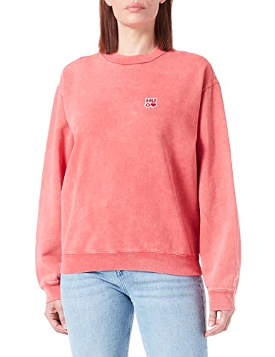 HUGO Damska bluza Demorola_2, średnia czerwona 612, L