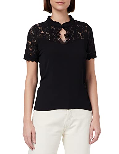 Koszulka damska Naf Naf Odana, czarny, XS