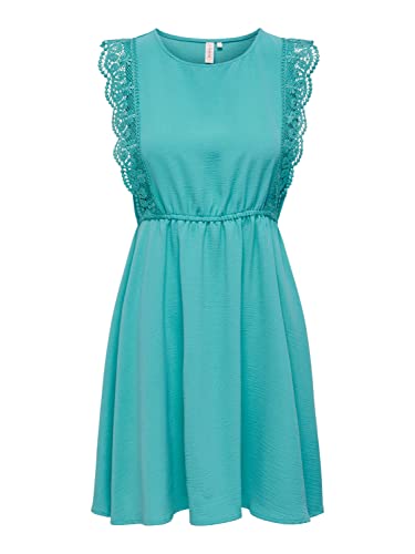 ONLY Damska sukienka ONLMETTE SL Lace WVN, akwarela, S, AQUARELLE, S