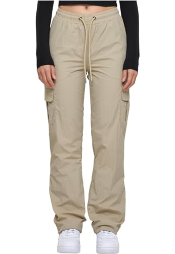Urban Classics Damskie spodnie cargo z nylonu, Concrete, L