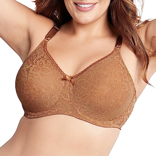 Bali Damski biustonosz koronkowy 'N Smooth Full Cover Bra