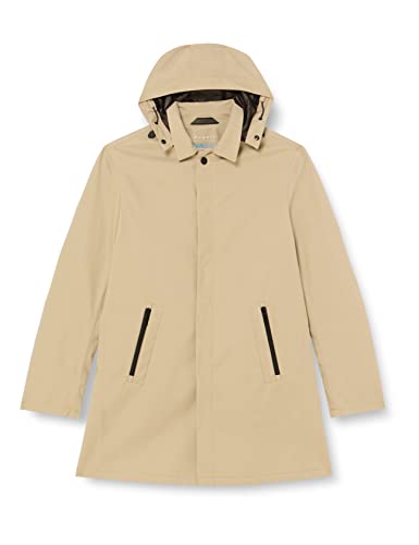 bugatti Męski płaszcz 335313-39060, beżowy-40, standardowy, beżowy-40, 50