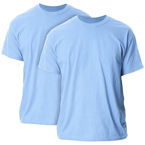 GILDAN Koszula męska (2 sztuki), Carolina Blue, M