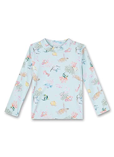 Sanetta Koszulka dziewczęca Rash-Guard, Delikatny niebieski, 98 cm