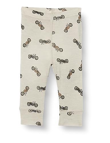 Bestseller A/S NBMWANG Wool Rib LONGJOHN AOP XXIII legginsy, London Fog, 62, london fog, 62