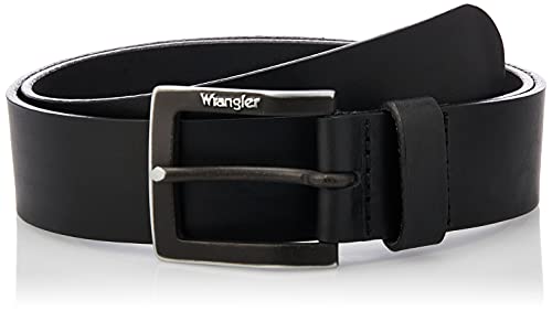 Wrangler Kabel Buckle Pasek Mężczyźni, Czarny (Black 100), 115