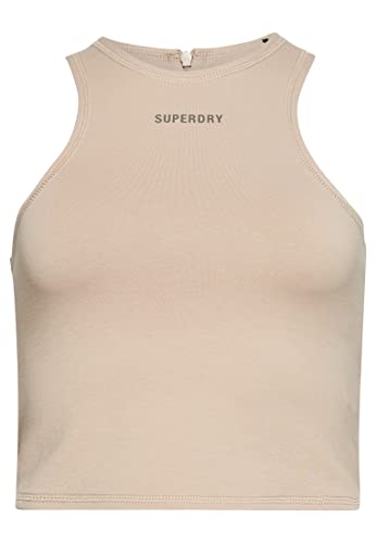 Superdry Code Tech Racer Vest Sukienka damska, Ciepły szary, 42