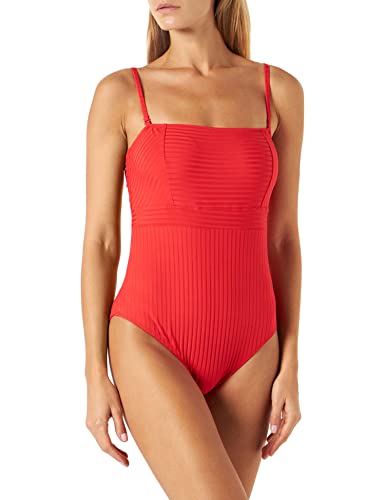 Koton Damski strój kąpielowy bez ramiączek, Czerwony (414), 38