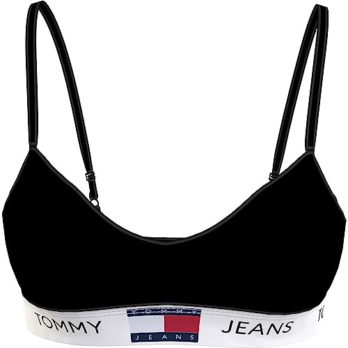 Tommy Jeans Biustonosze push-up damskie, Czarny, S
