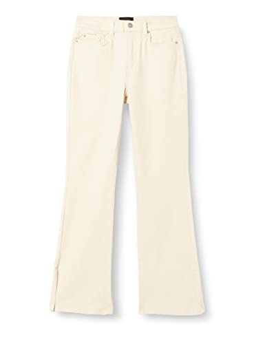 Vero Moda Vmselma HR S Flare Slit JNS Ecru Ga Dżinsy damskie, Ecru, M / 32L