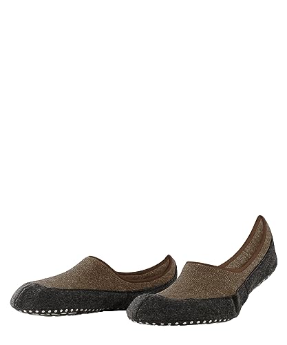 FALKE Mężczyźni Cosyshoe Invisible M HP Wełna Dziewicza z wypustkami na podeszwie 1 Para, Brązowy (Nut Melange 5157), 41-42