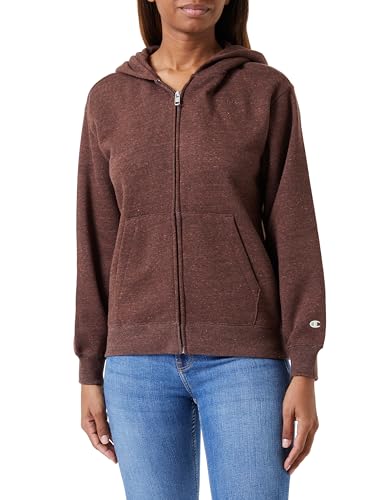Champion Damska bluza z kapturem, Brązowy melanż, L