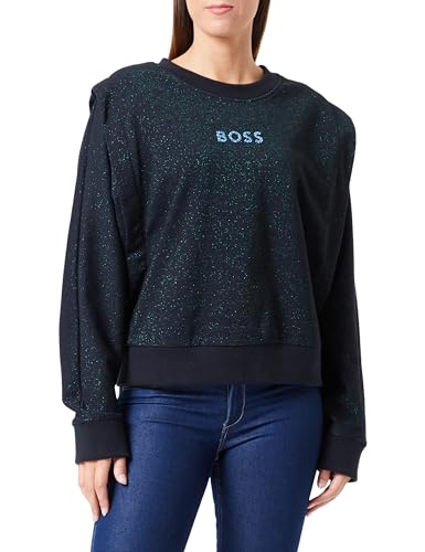 BOSS Bluza damska C_emba, czarny (Black1), XL