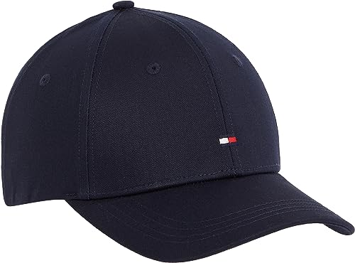 Tommy Hilfiger Damska czapka z flagą niezbędną, niebieski kosmiczny, jeden rozmiar, niebieski (Kosmiczny Błękit), Rozmiar uniwersalny