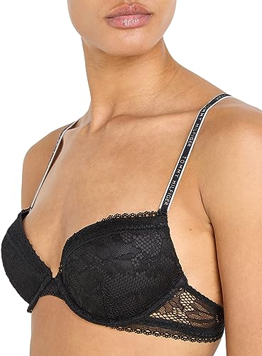 Tommy Hilfiger Biustonosz push-up czarny, Czarny, 70B