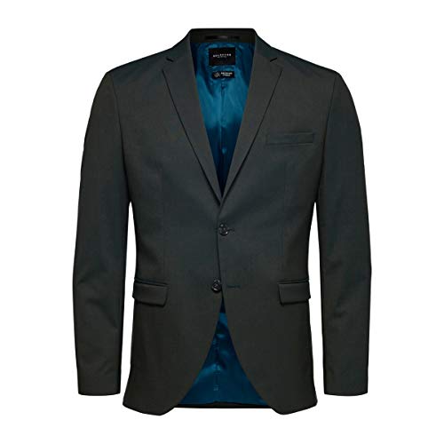 SELECTED HOMME Męska marynarka Slim Fit, Rifle Green, 94