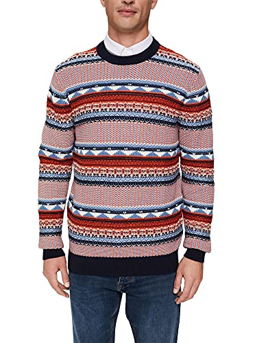 ESPRIT Sweter męski, 400/granatowy., L