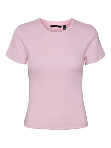 VERO MODA Women's VMEZRA SS Short TOP JRS T-Shirt, cukierki, XS, cukierek, XS