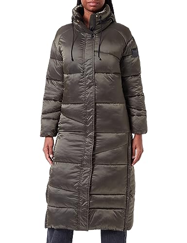 Pinko Oś czasu Płaszcz Satin Tecn Kurtka puchowa Kobieta, X21_ZIELONY-LIŚĆ IRIS, 36