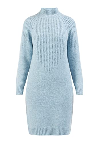 Jalene Damska sukienka z długim rękawem midi 81133406, błękitna, XS/S, błękitny, XS-S