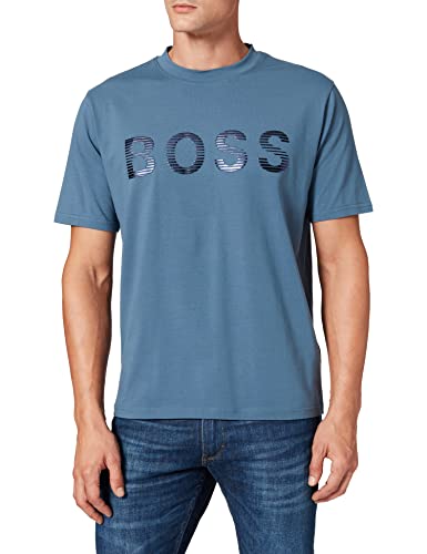 BOSS Koszulka męska Tanek_za, Jasnoniebieski 438, S