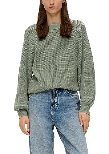 s.Oliver Sales GmbH & Co. KG/s.Oliver Damski sweter z długim rękawem, zielony, 44