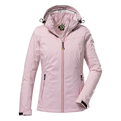 Killtec Damska kurtka softshell/kurtka outdoorowa z odpinanym kapturem KOS 103 WMN SFTSHLL JCKT, drewno różowe, 38, 38014-000