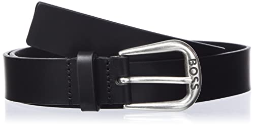 BOSS Damski pasek, czarny (Black1), 85