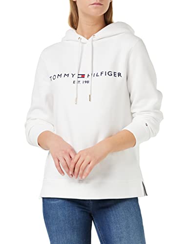 Tommy Hilfiger Bluza damska Heritage Hilfiger Bluza z kapturem LS, biały, M