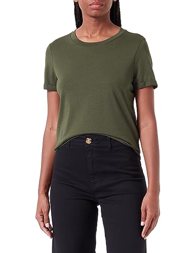 VERO MODA Vmpaula S/S Noos T-shirt damski, Rifle Green, S