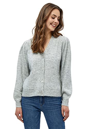 Peppercorn Kardigan damski z aluminium, Lig Grey M, XL