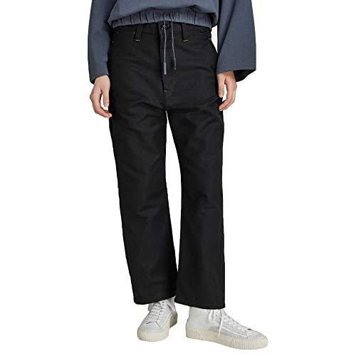 G-STAR RAW Luźne spodnie chinosy damskie, Czarny (Caviar D190-d301), 26W