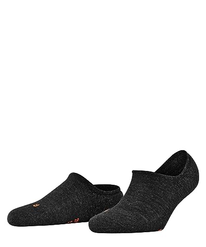 FALKE Kobiety Stopki Keep Warm W IN Wełna Merynosa niewidoczne jednokolorowe 1 Para, Szary (Anthracite Melange 3080), 39-41