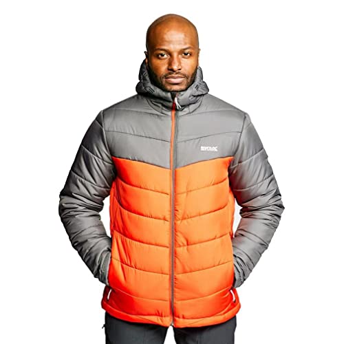 Regatta Męska kurtka Nevado V, Cajun pomarańczowy/nosorożec/czarny (nosorożec), 3XL