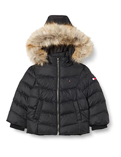 Tommy Hilfiger Dziewczęce kurtki puchowe, czarny, 18 Miesiące