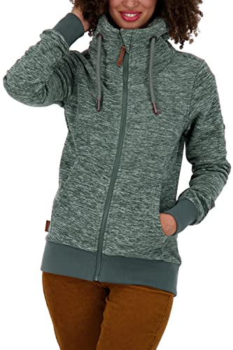 ALIFE and Kickin VivianAK F Polarowa kurtka damska z polaru, kurtka przejściowa, kurtka, Ciemny las, M