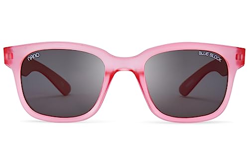NANO Briny Okulary Unisex dla dzieci, Szmarowany róż, 43/20