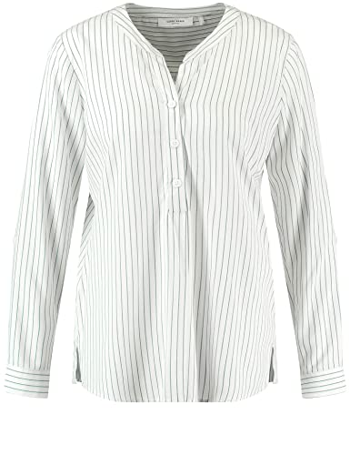 Gerry Weber Bluzka damska, ecru/biały/zielone paski, 36