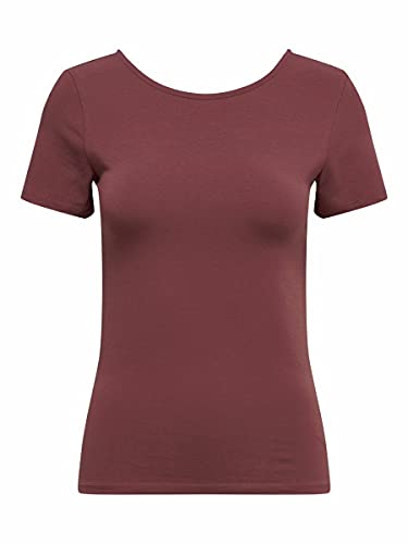 ONLY Damska koszulka Onllive Love Lace Up S/S Top Nn, masło Apple, L