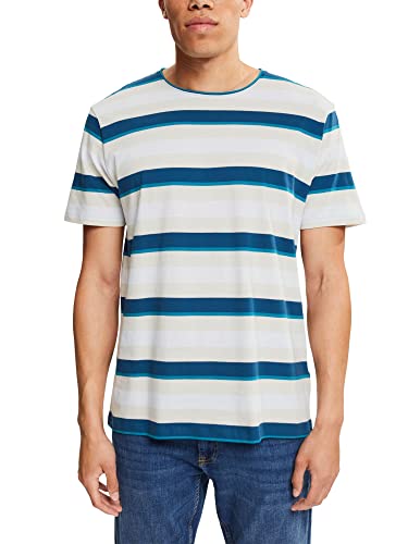 edc by ESPRIT T-shirt męski 992CC2K307, 459/TEAL Blue 5, XL