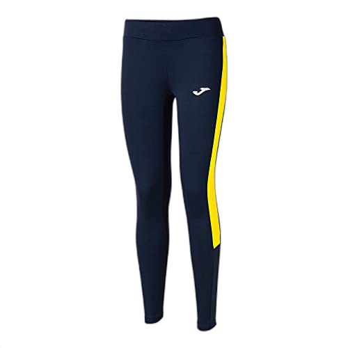 Joma Damskie legginsy Championship z długimi legginsami, granatowe, żółte, M