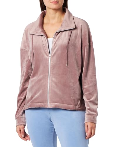 Triumph Damska Cozy Comfort Velour Zip Jacket Pajama Top, Sweet Chestnut, 38