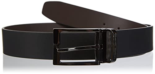 Tommy Hilfiger Pasek męski, Black/Testa Di Moro, 80