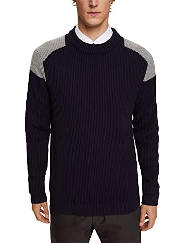 ESPRIT sweter męski, 400/granatowy, M