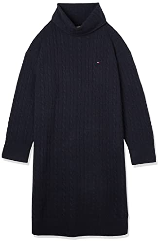Tommy Hilfiger Damski sweter CRV SOFTWOOL Cable ROLL-NK, pustynne niebo, 54, Pustynne niebo