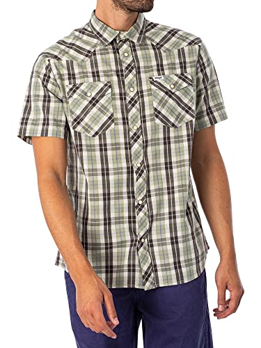 Wrangler Męska koszula westernowa, czarna, rozm. XXL, czarny, XXL