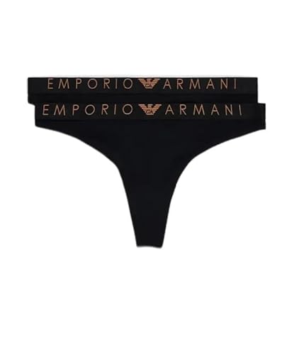 Emporio Armani Damski biustonosz z wyjmowanymi wkładkami i kultową wkładką z mikrofibry, Arctic, L