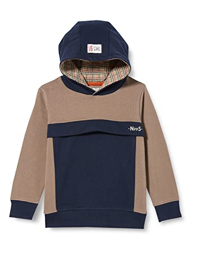 Noppies Chłopięca bluza z kapturem Kingsley z długim rękawem, Burly Wood - P968, 92