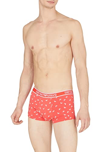 Emporio Armani mężczyźni Emporio Armani Mężczyźni 3-pak Core pasek z logo Trunk Majtki, Blac/Pr.Bitter/Czarny, M